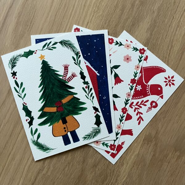 Kerstkaarten set van 4 - Afbeelding 9